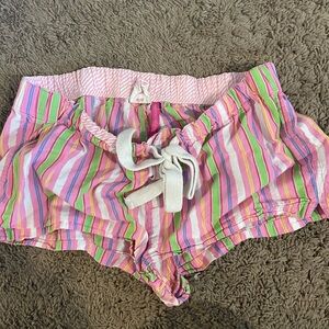Victoria's Secret Multicolor Striped Athletic Shorts